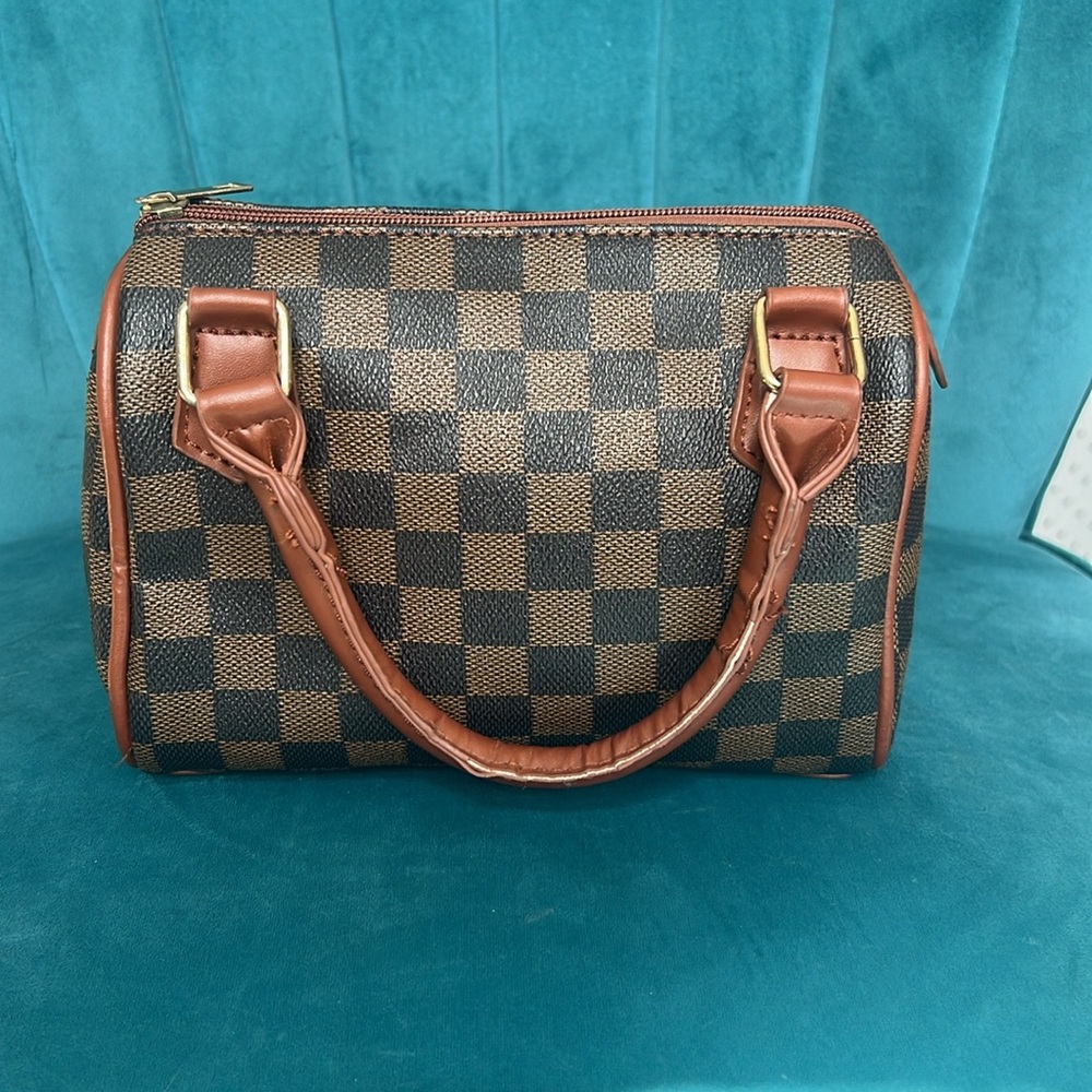 Small checkered purse - Picture 3 of 7